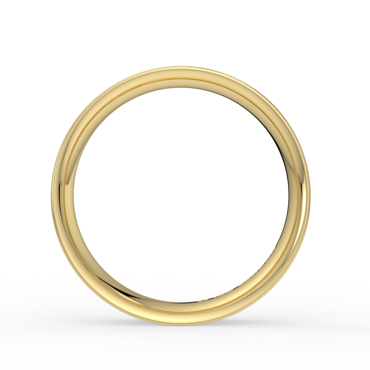 Flat Court Plain Wedding Band