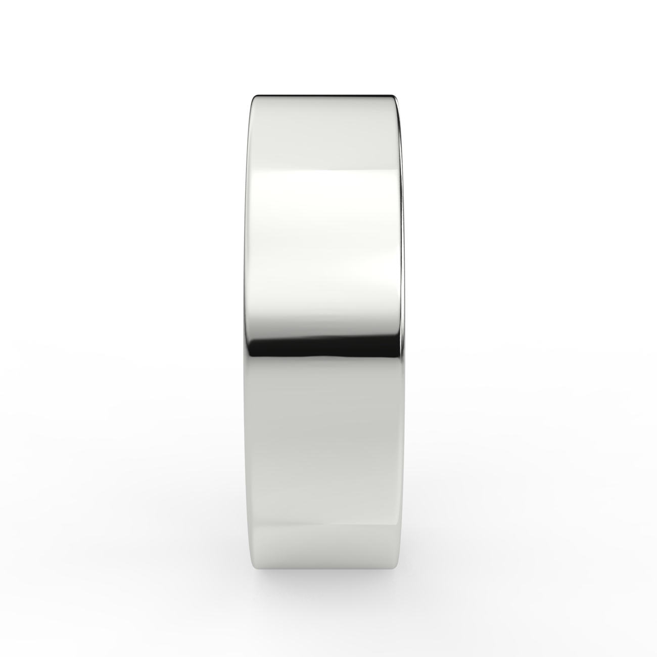 Flat Court Plain Wedding Band