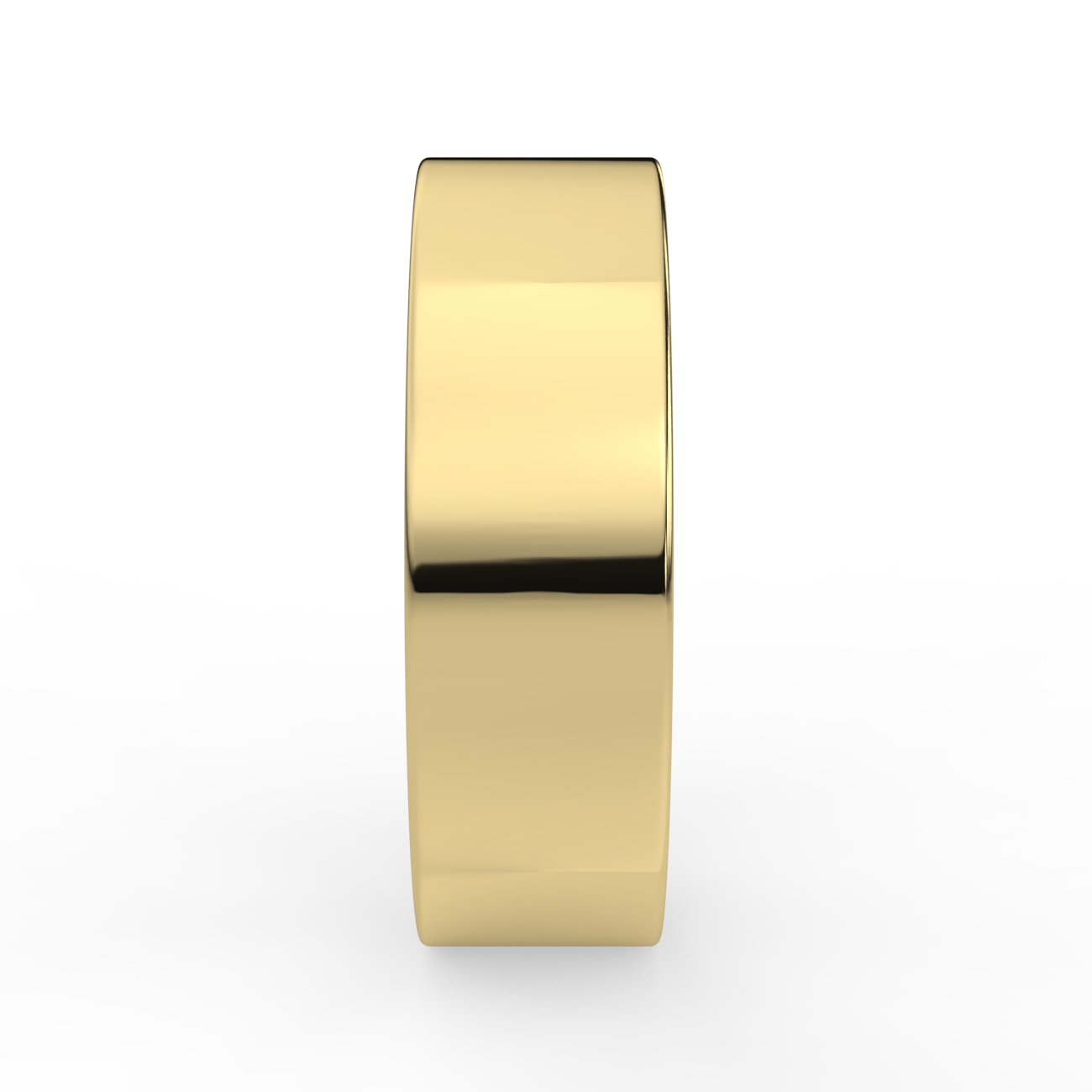 Flat Court Plain Wedding Band