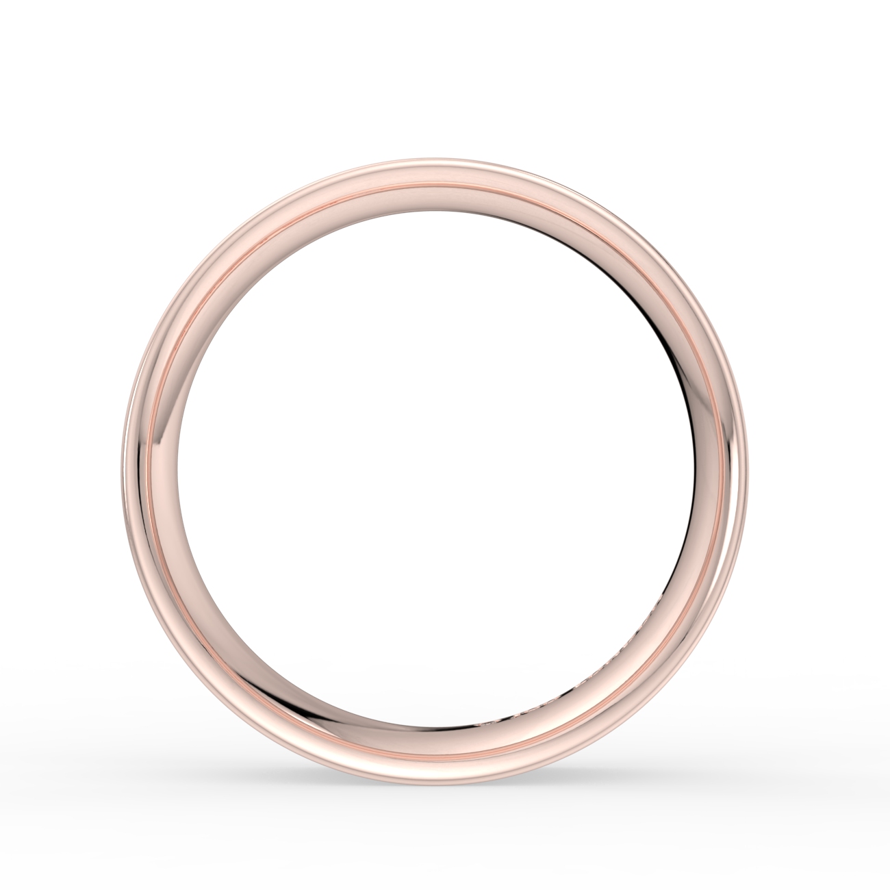 Flat Court Plain Wedding Band