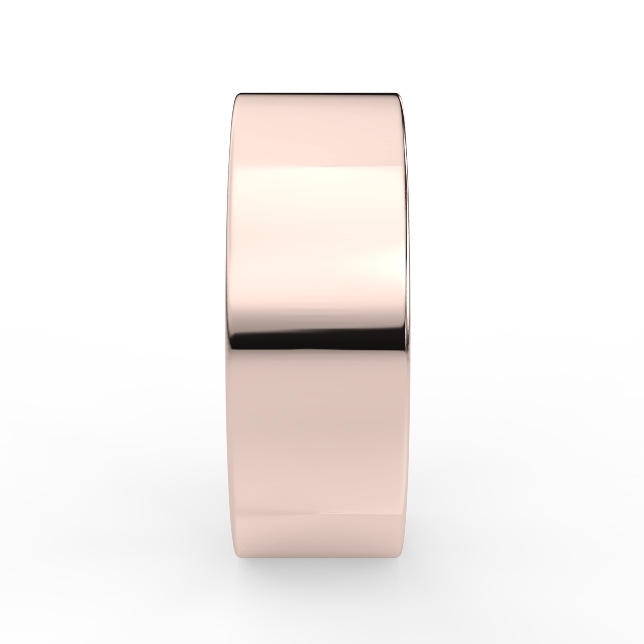 Flat Court Plain Wedding Band