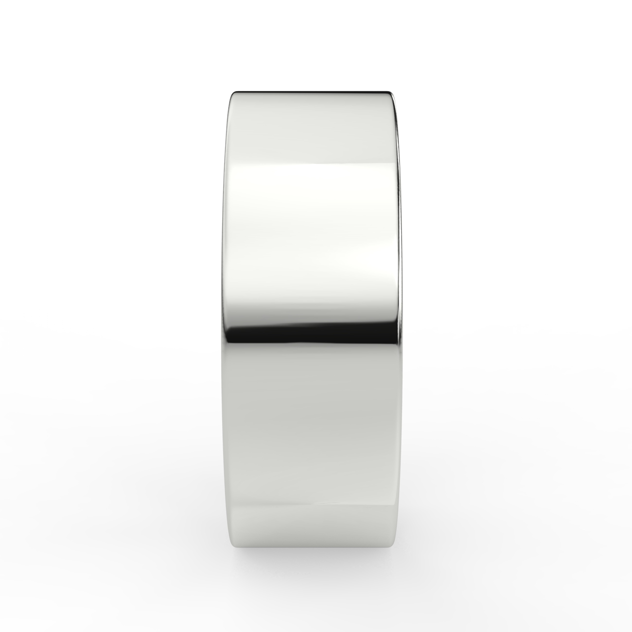Flat Court Plain Wedding Band