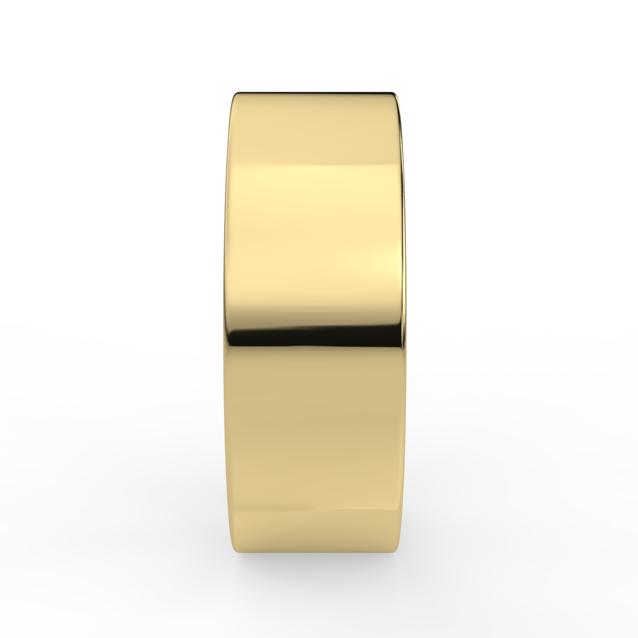 Flat Court Plain Wedding Band