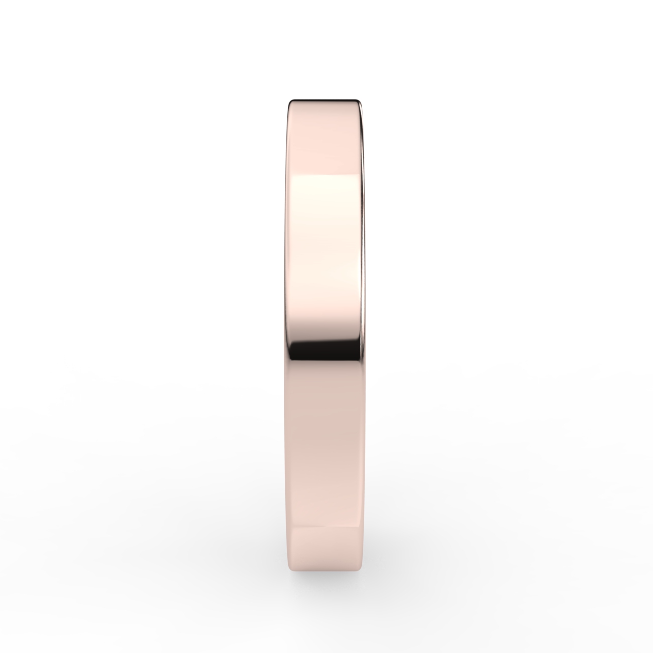Flat Plain Wedding Band
