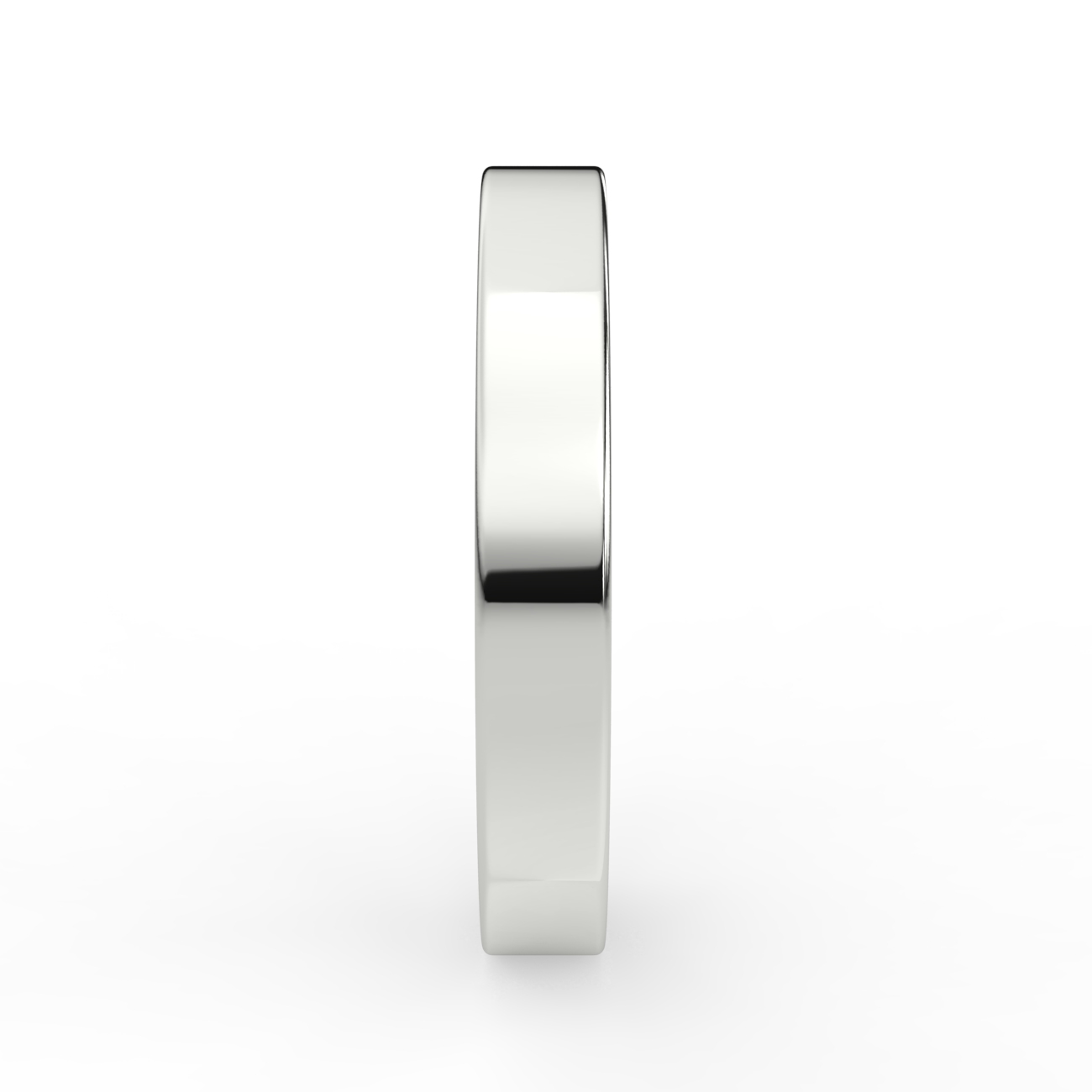 Flat Plain Wedding Band