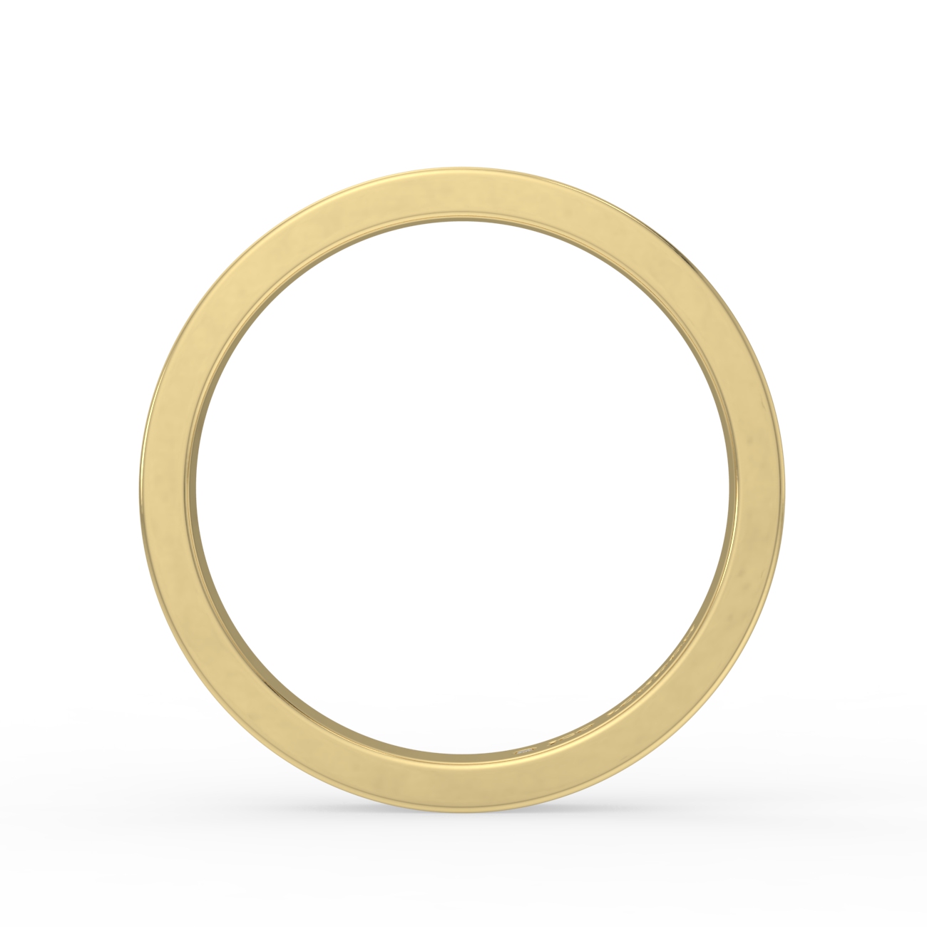 Flat Plain Wedding Band