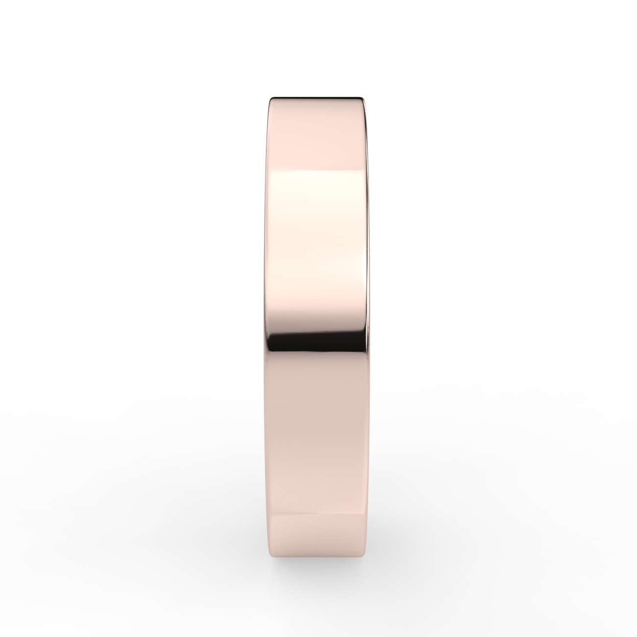 Flat Plain Wedding Band