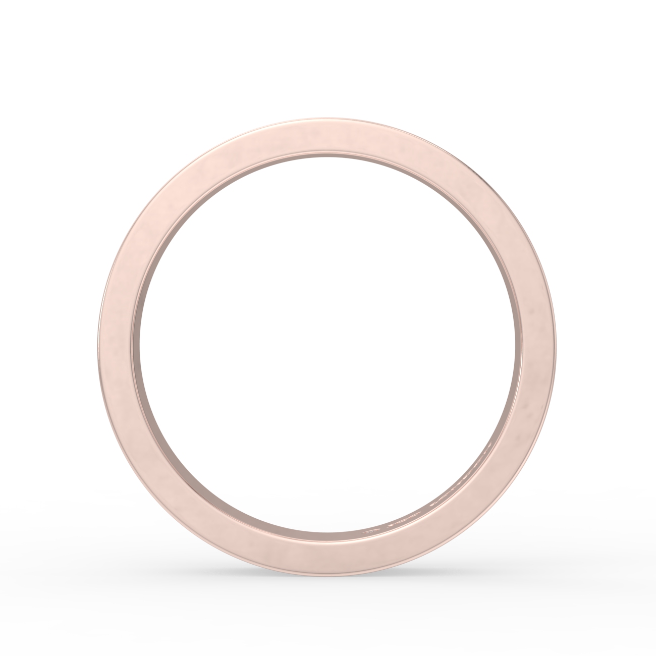 Flat Plain Wedding Band