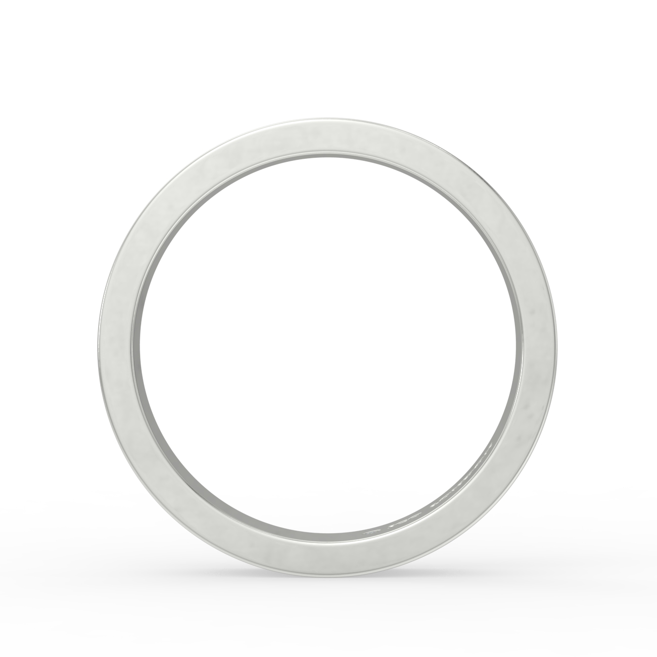 Flat Plain Wedding Band