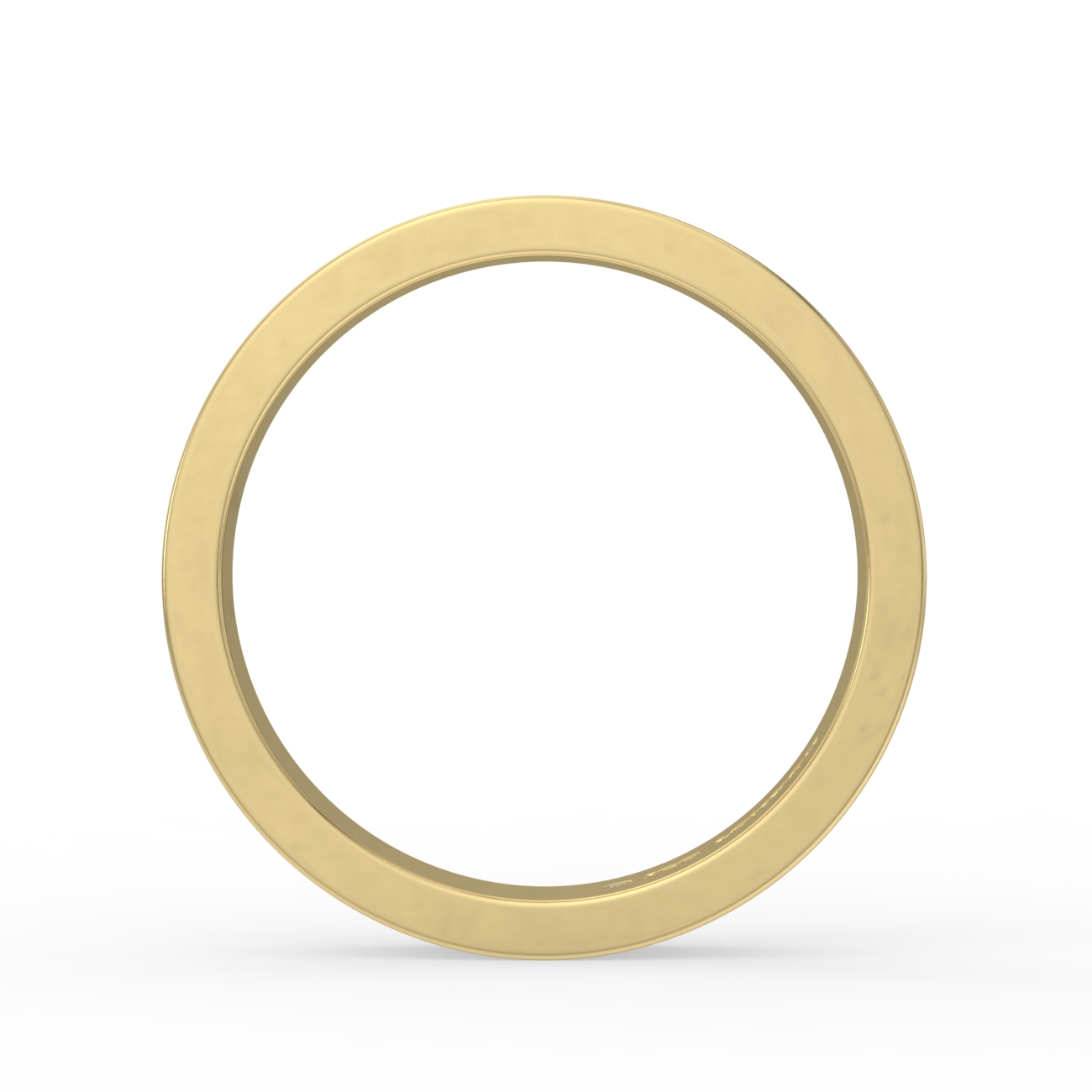 Flat Plain Wedding Band
