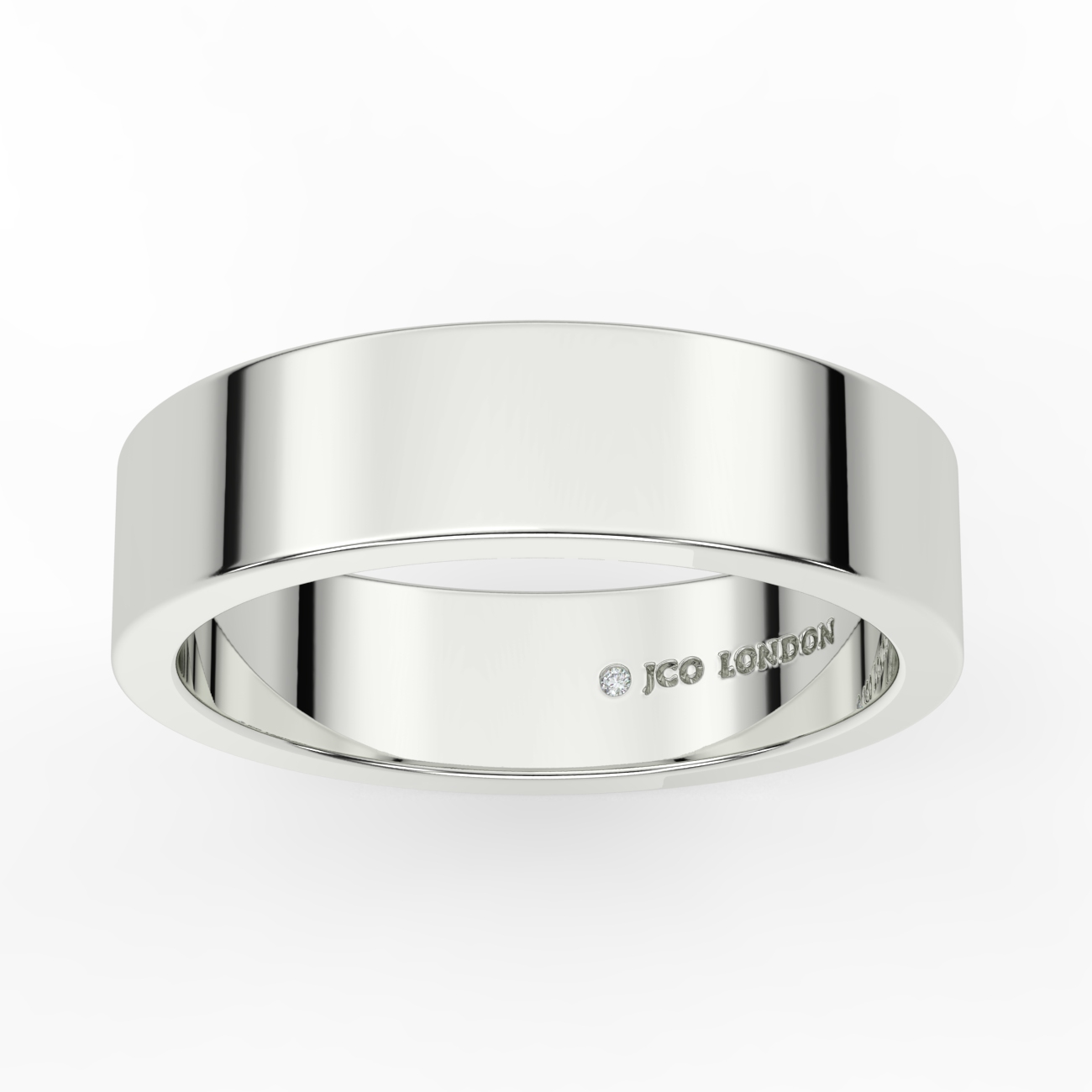 Flat Plain Wedding Band