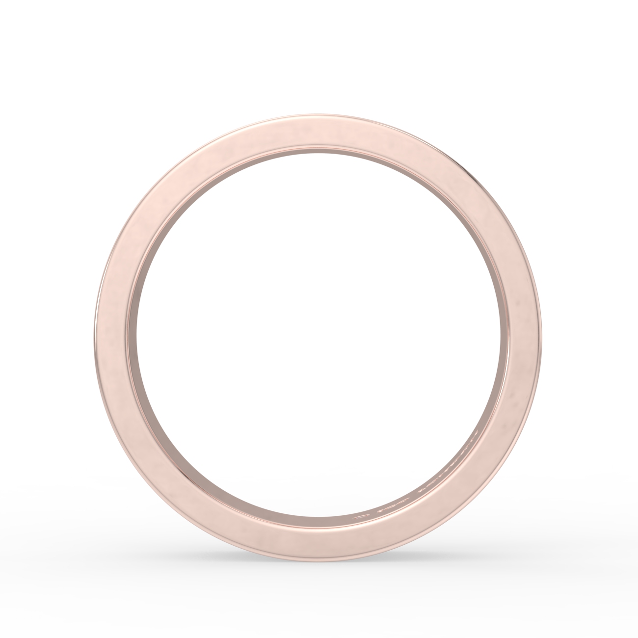 Flat Plain Wedding Band