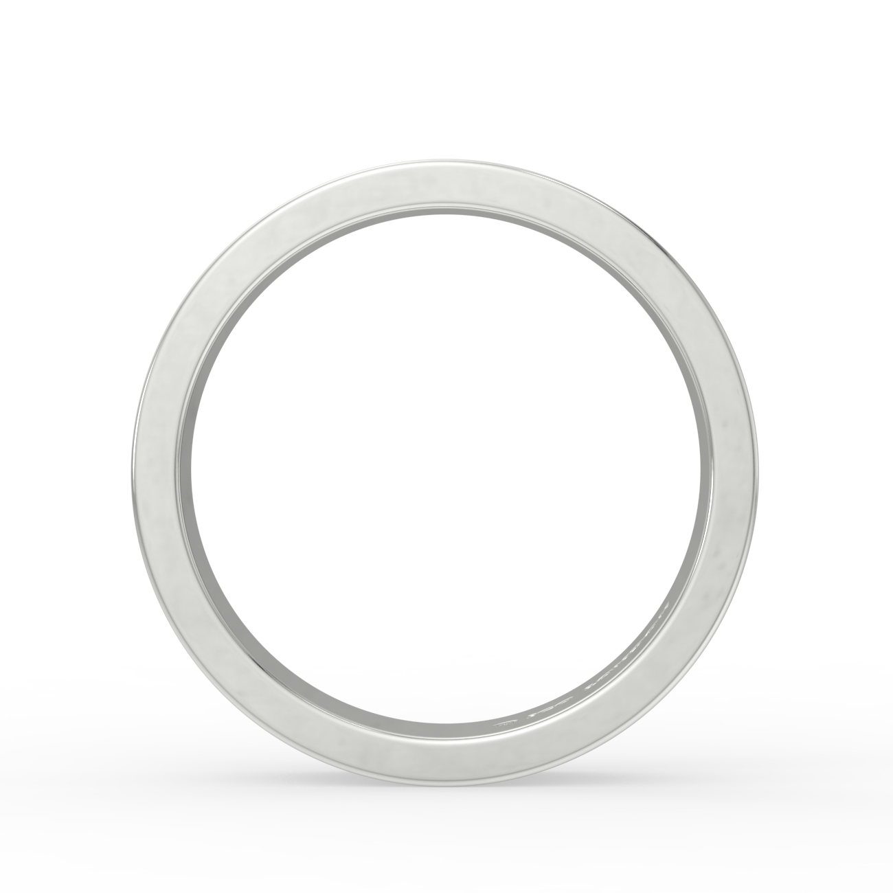 Flat Plain Wedding Band