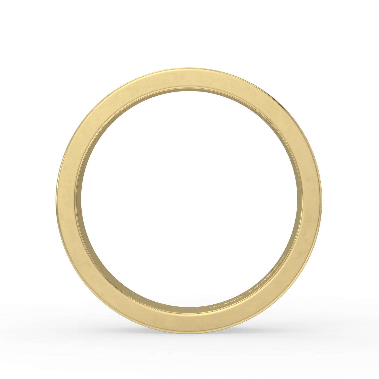 Flat Plain Wedding Band