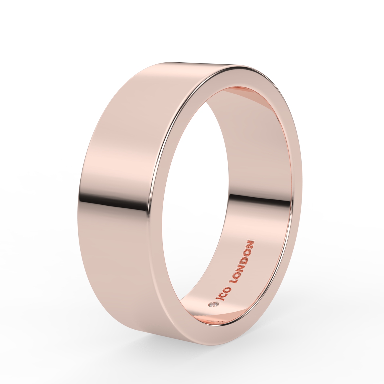Flat Plain Wedding Band