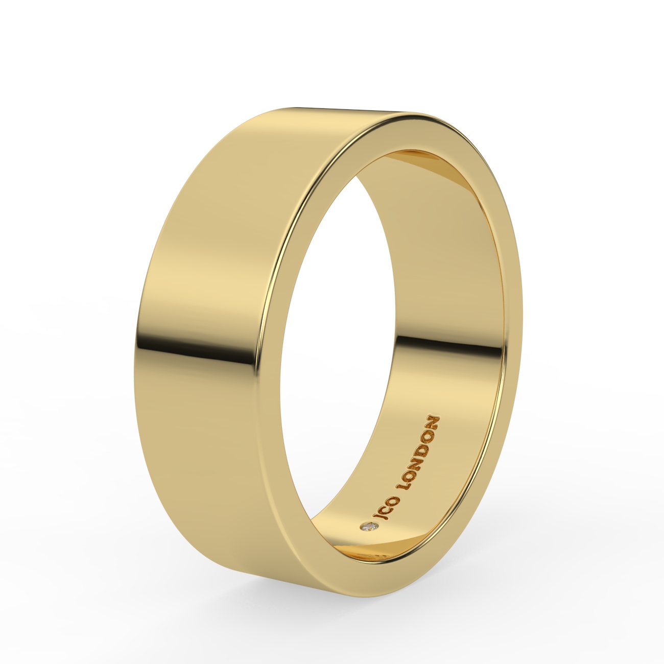 Flat Plain Wedding Band