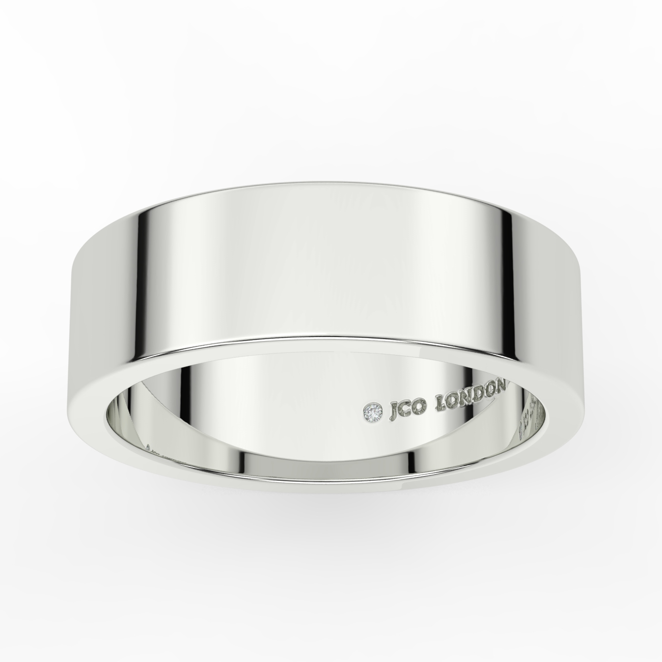 Flat Plain Wedding Band