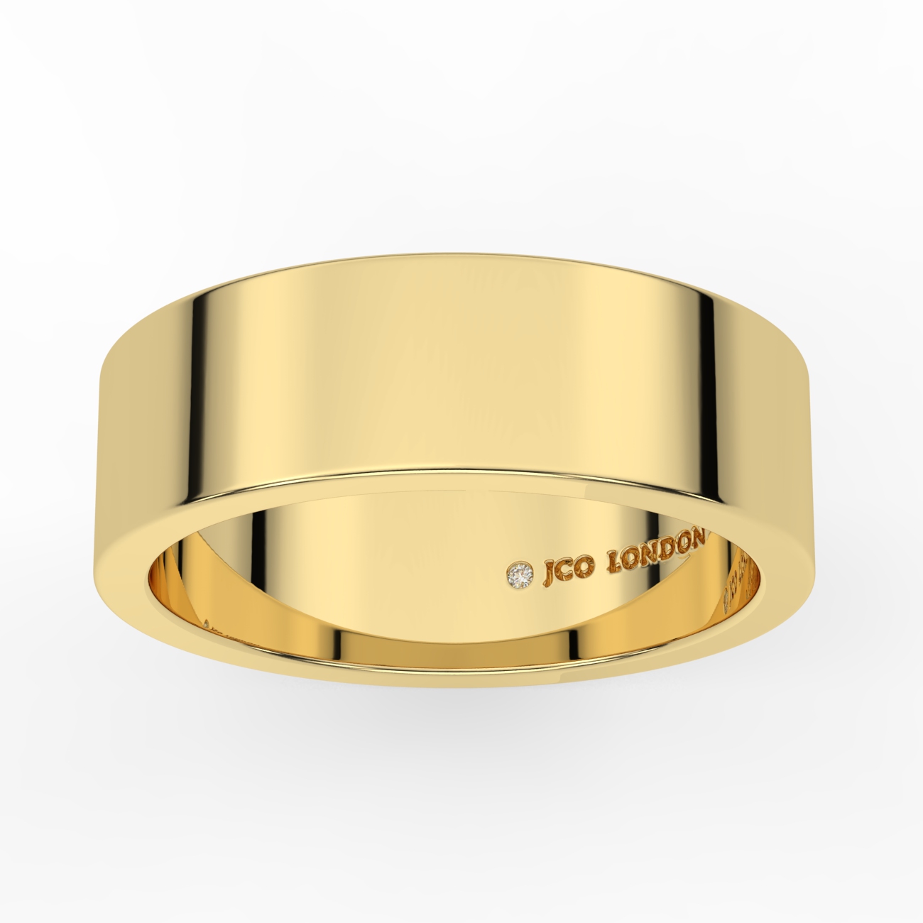 Flat Plain Wedding Band