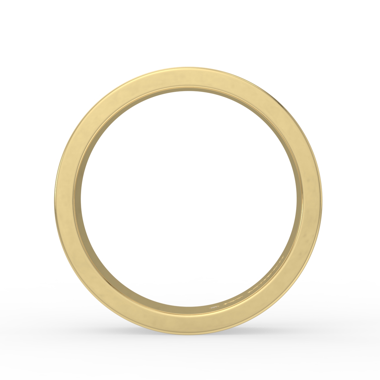 Flat Plain Wedding Band