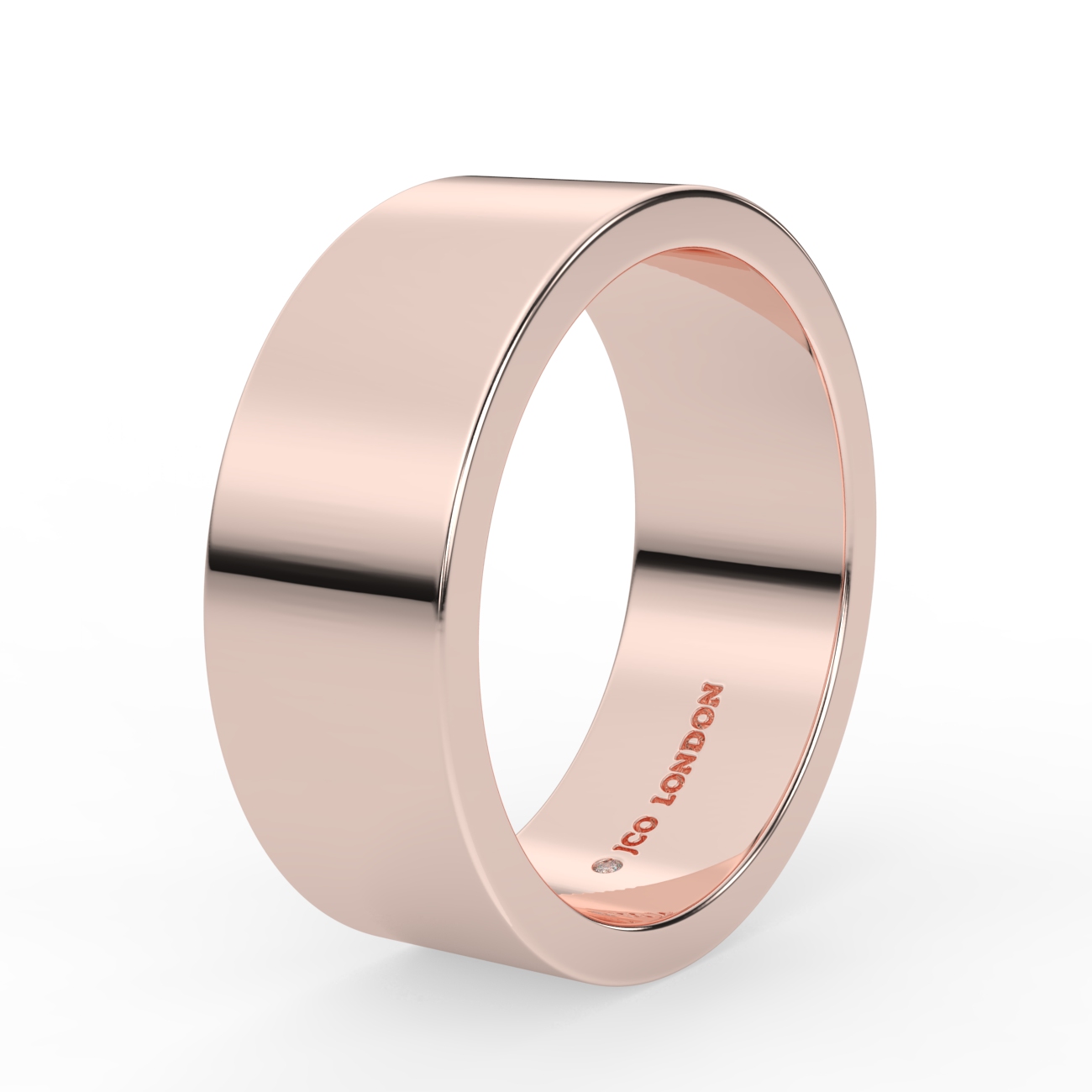 Flat Plain Wedding Band