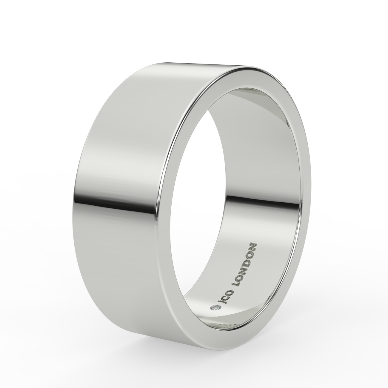 Flat Plain Wedding Band
