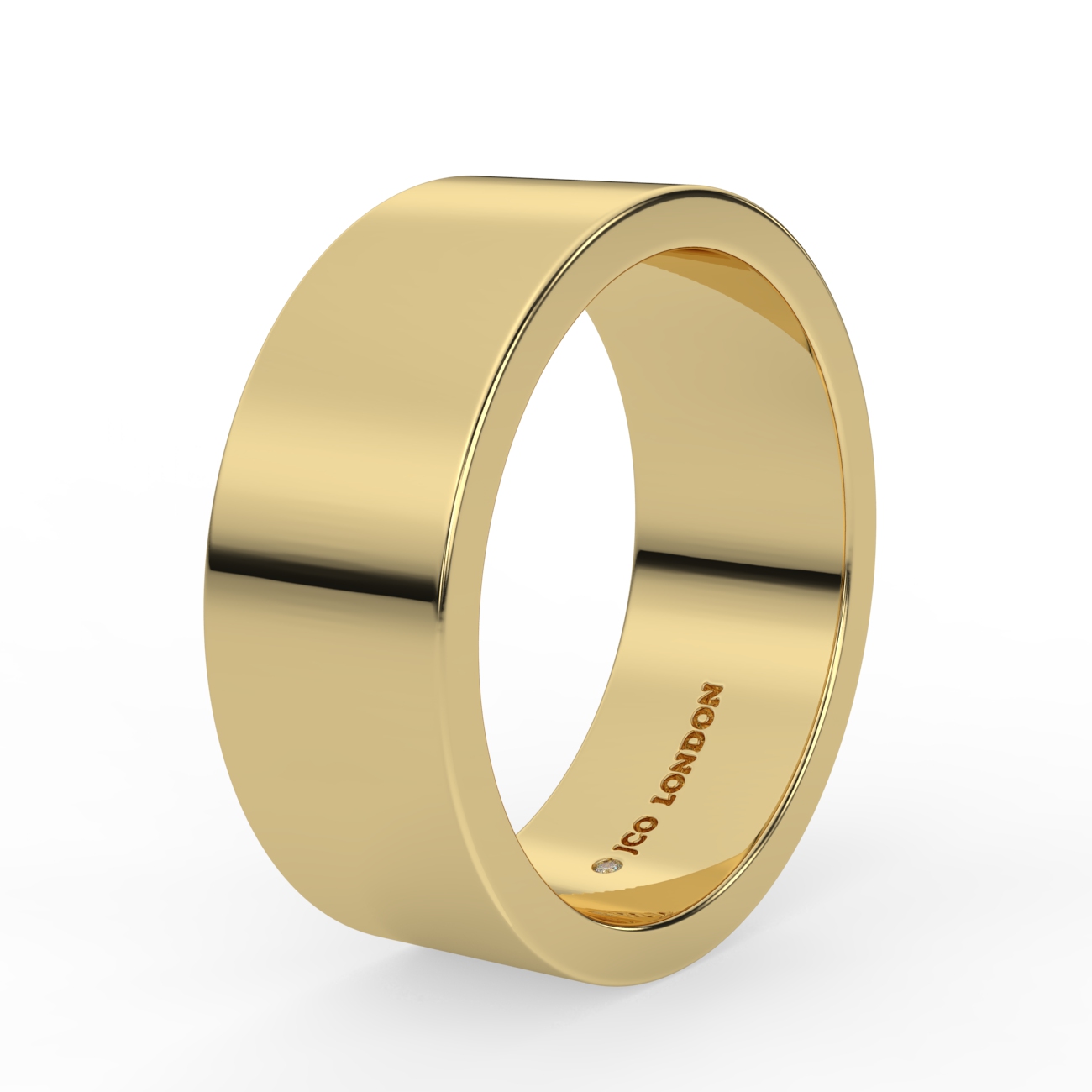 Flat Plain Wedding Band