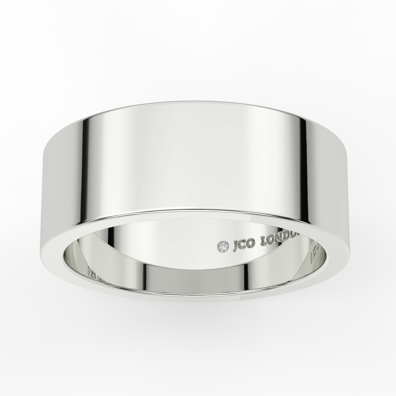 Flat Plain Wedding Band
