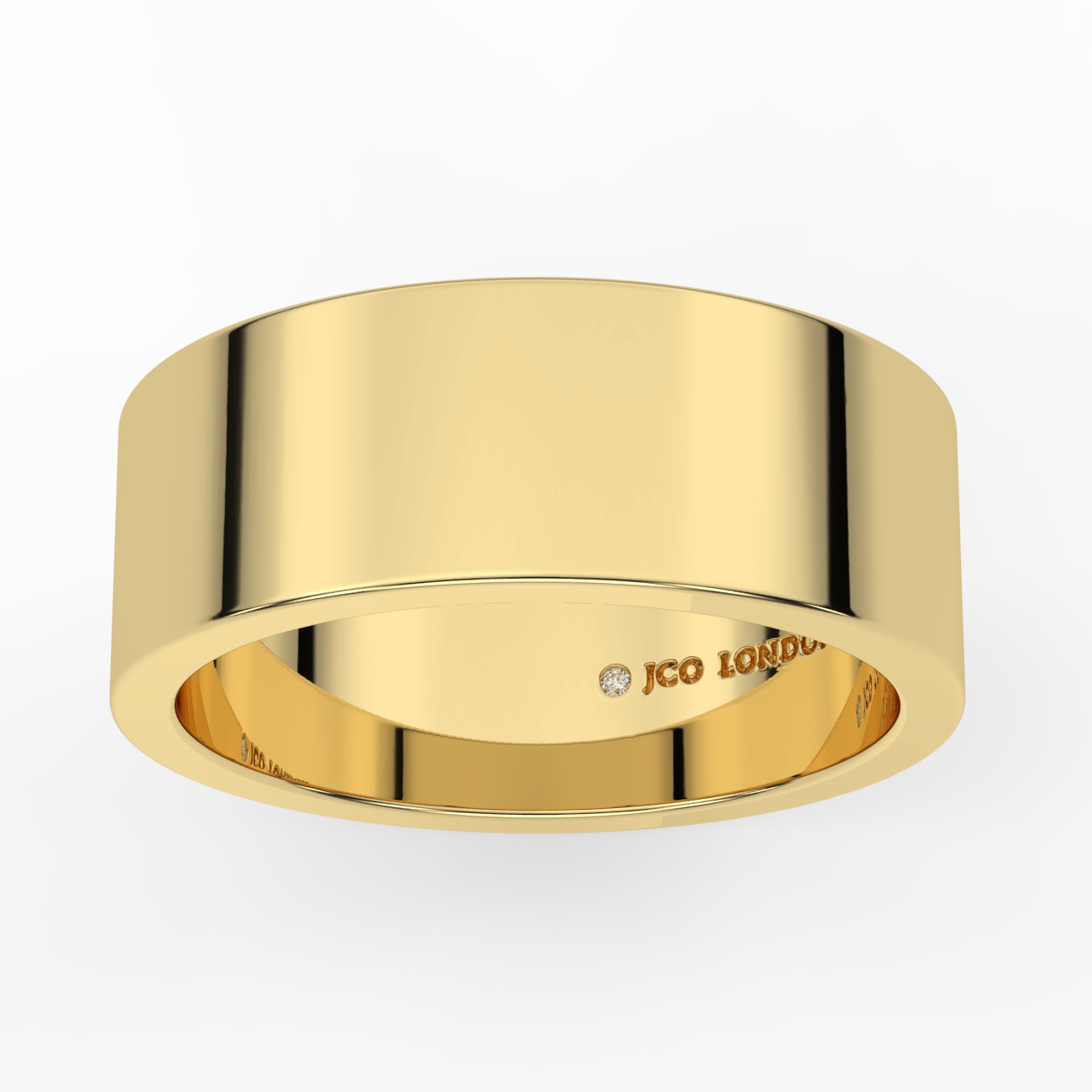 Flat Plain Wedding Band