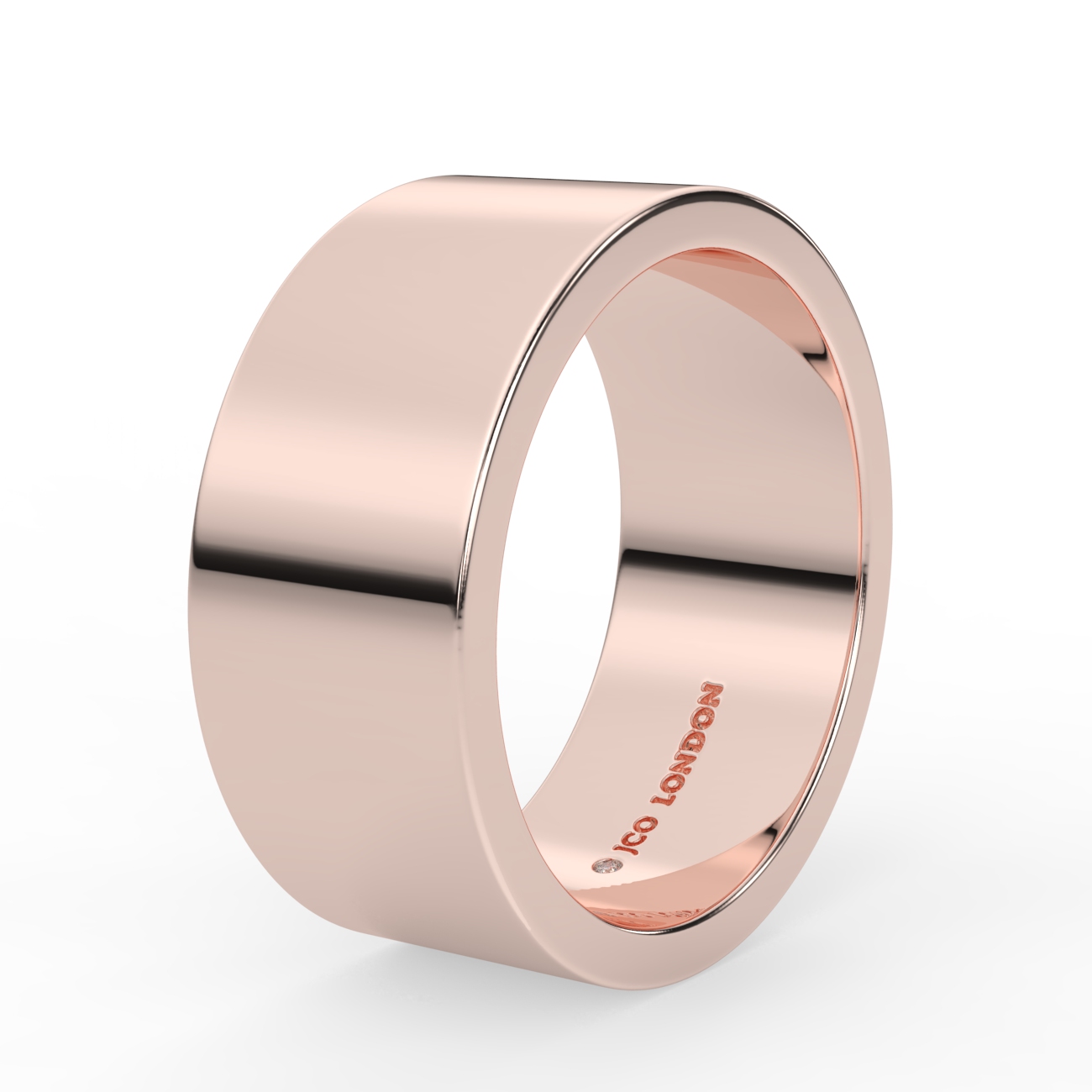 Flat Plain Wedding Band
