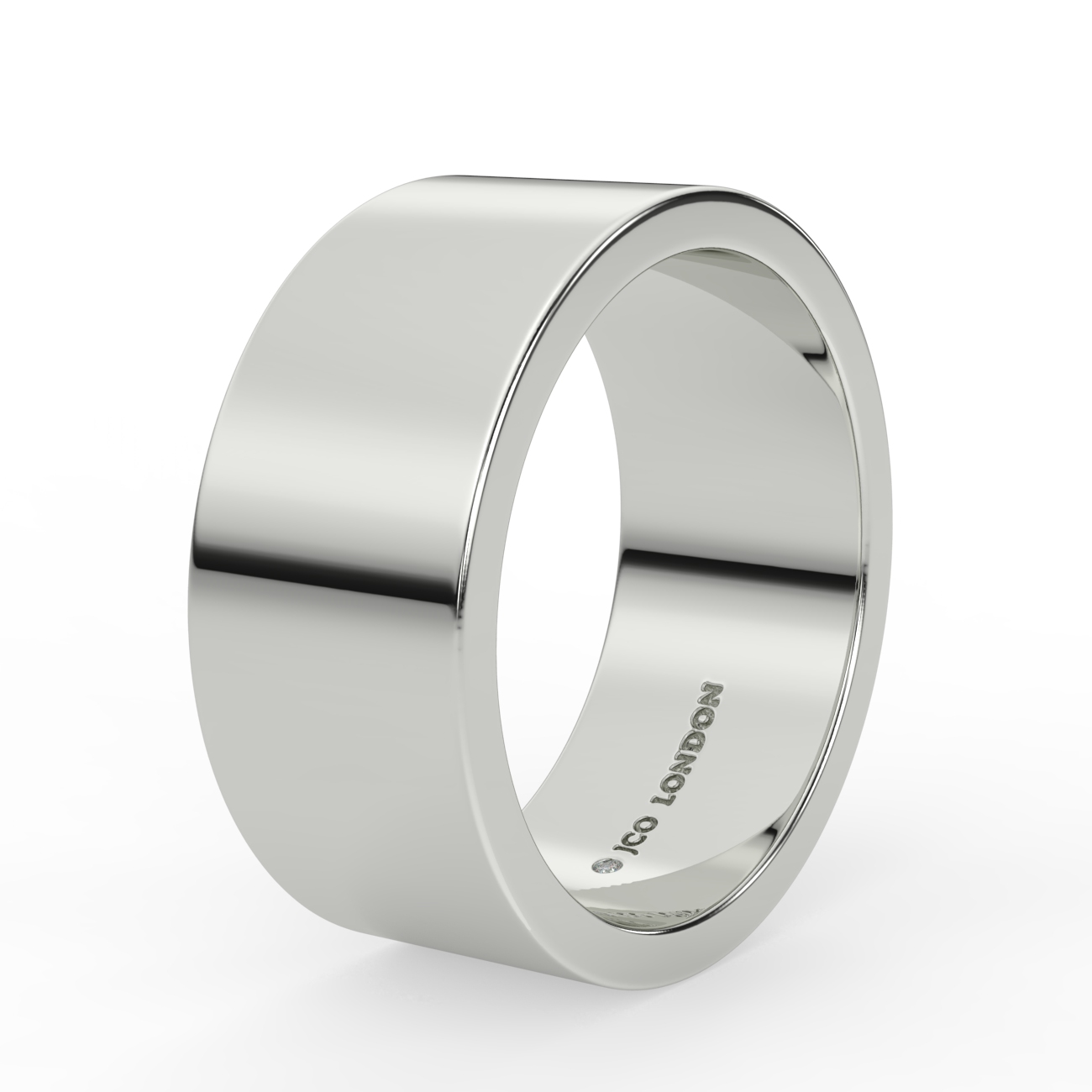 Flat Plain Wedding Band