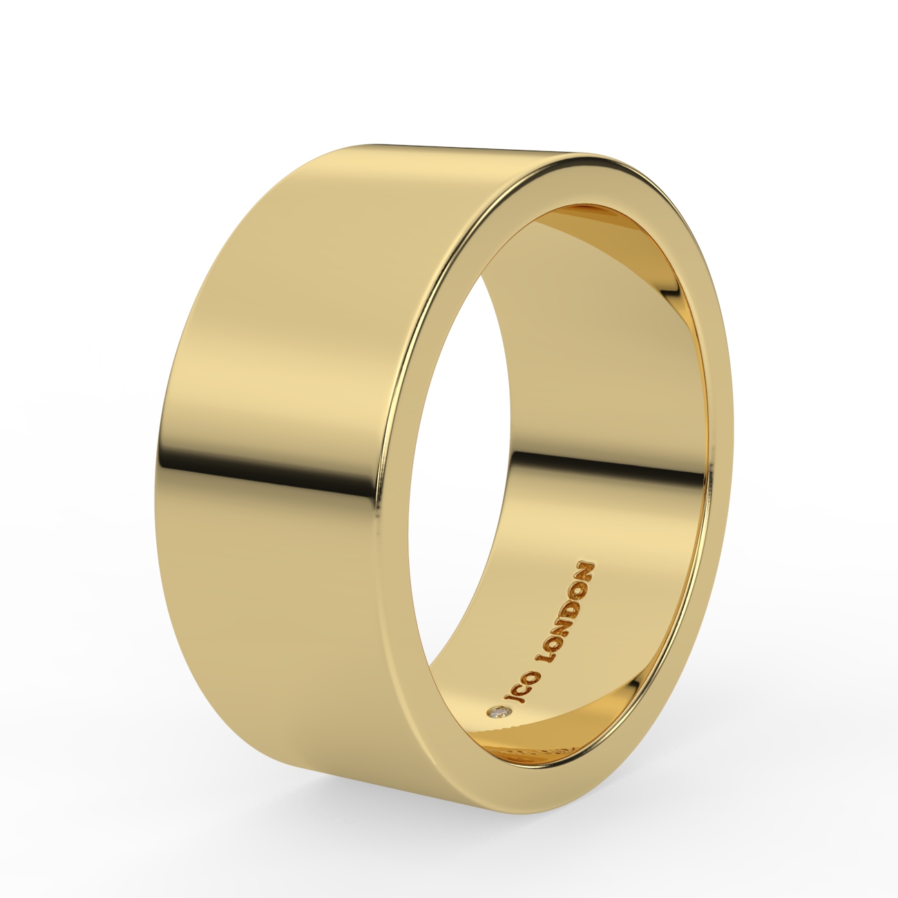 Flat Plain Wedding Band