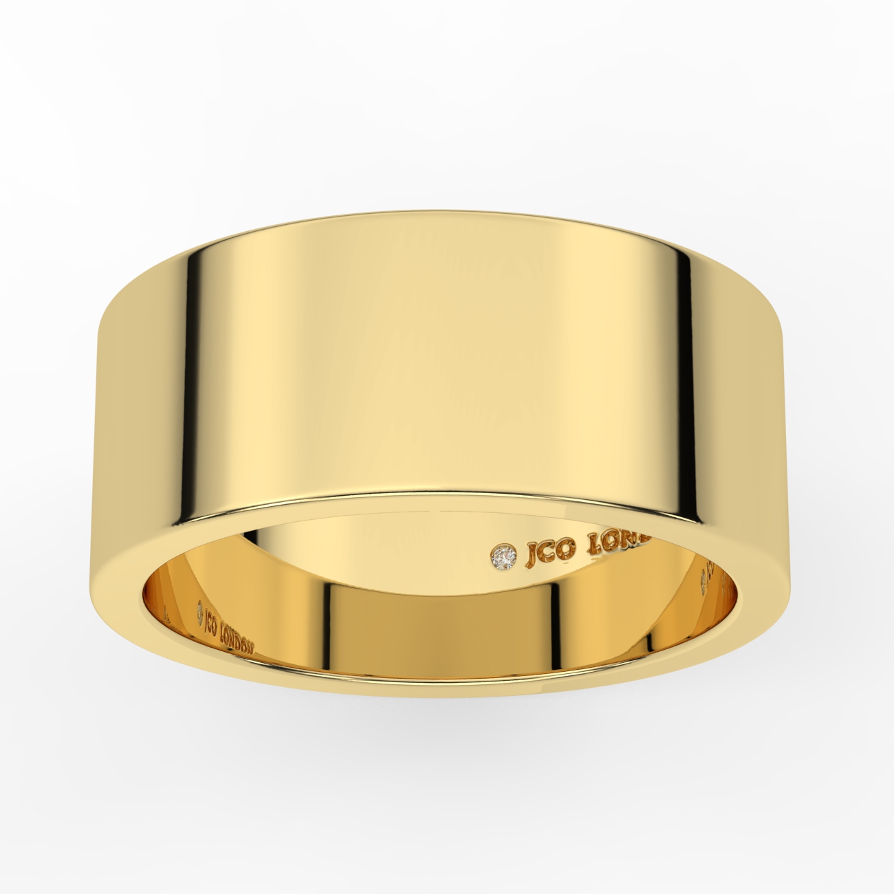 Flat Plain Wedding Band