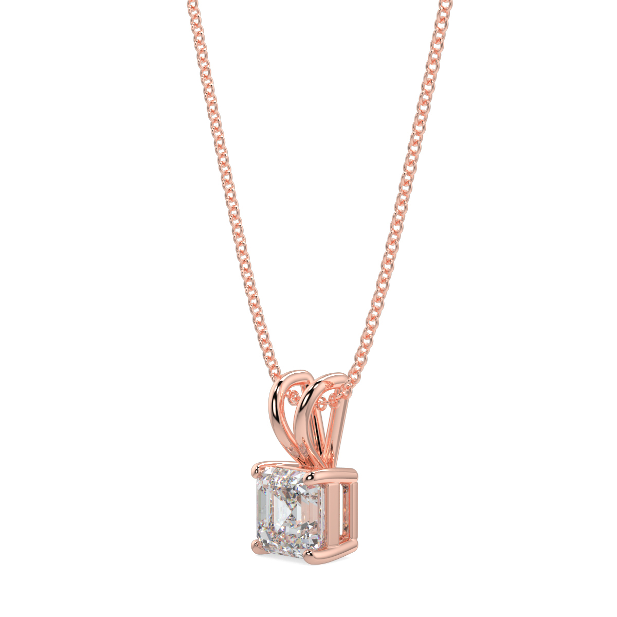 Solitaire Diamond Pendant