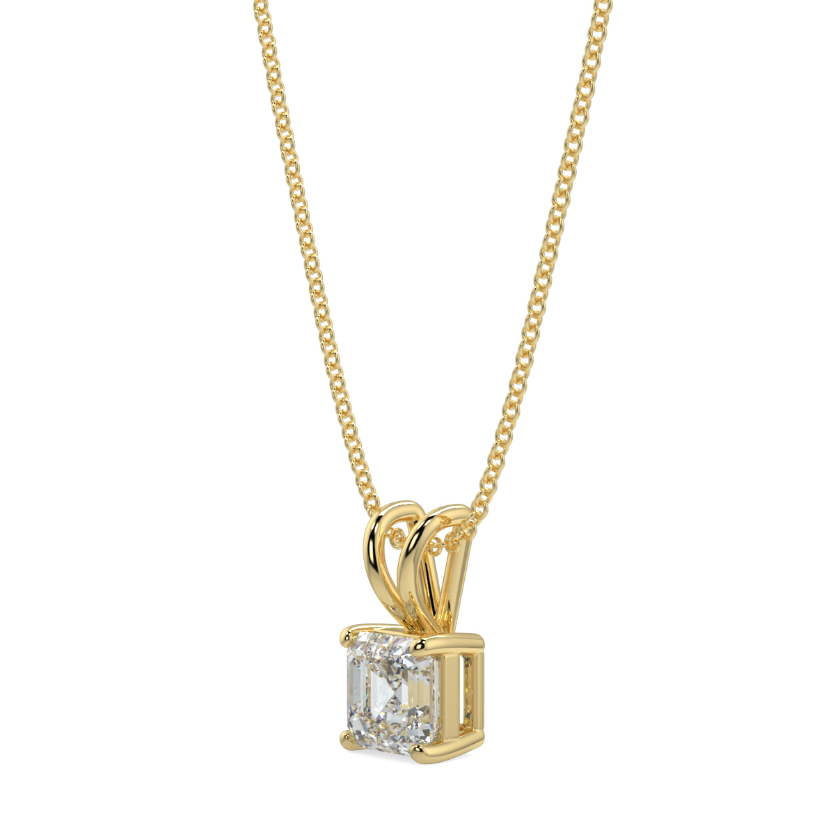 Solitaire Diamond Pendant