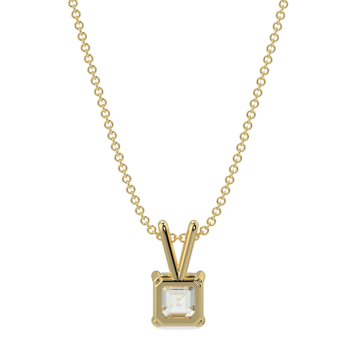 Solitaire Diamond Pendant