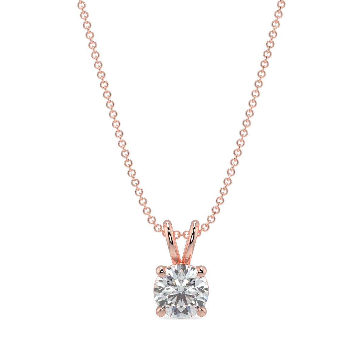 Solitaire Diamond Pendant