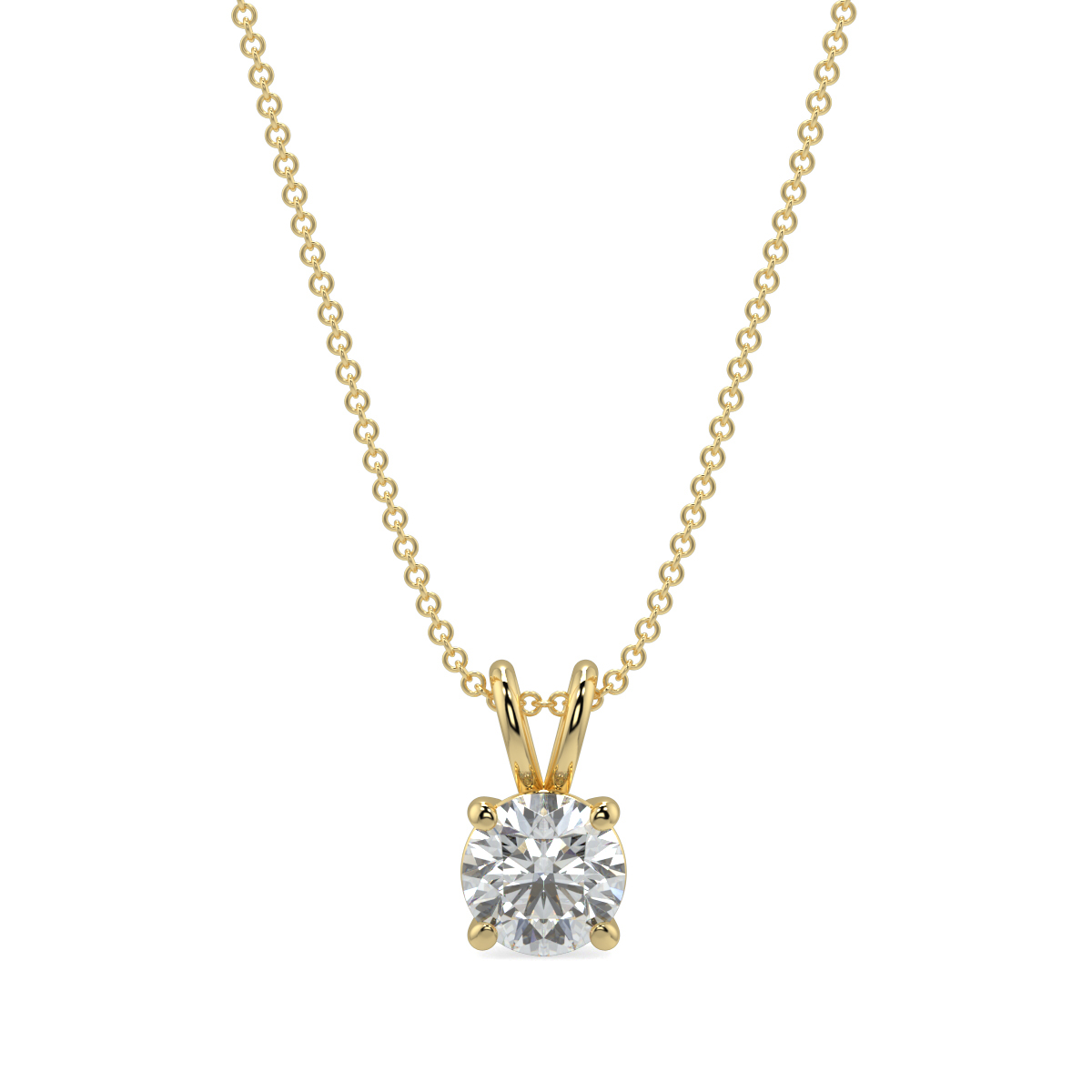Solitaire Diamond Pendant