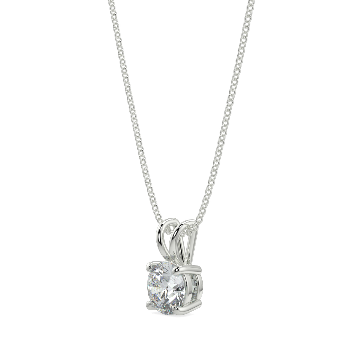 Solitaire Diamond Pendant