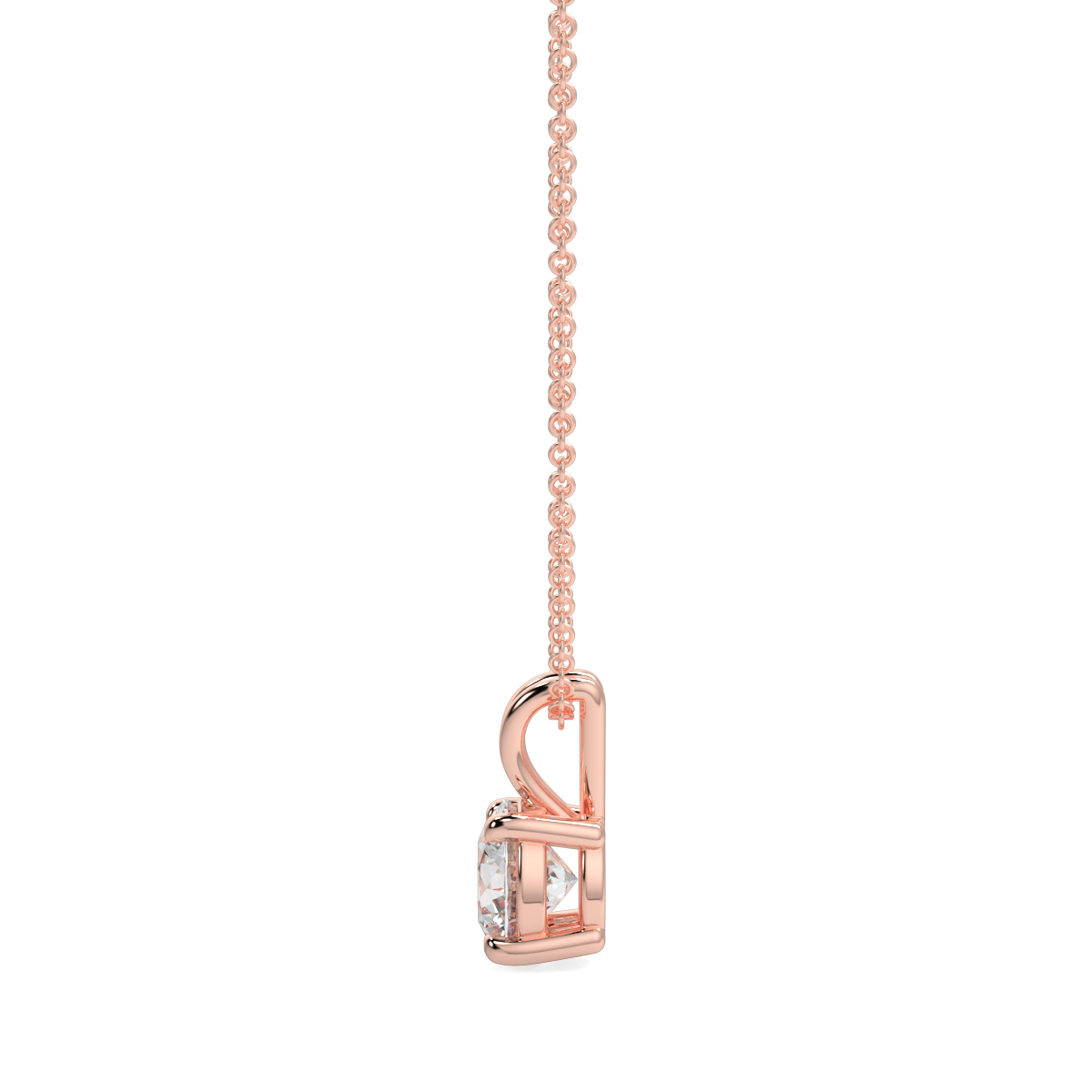 Solitaire Diamond Pendant