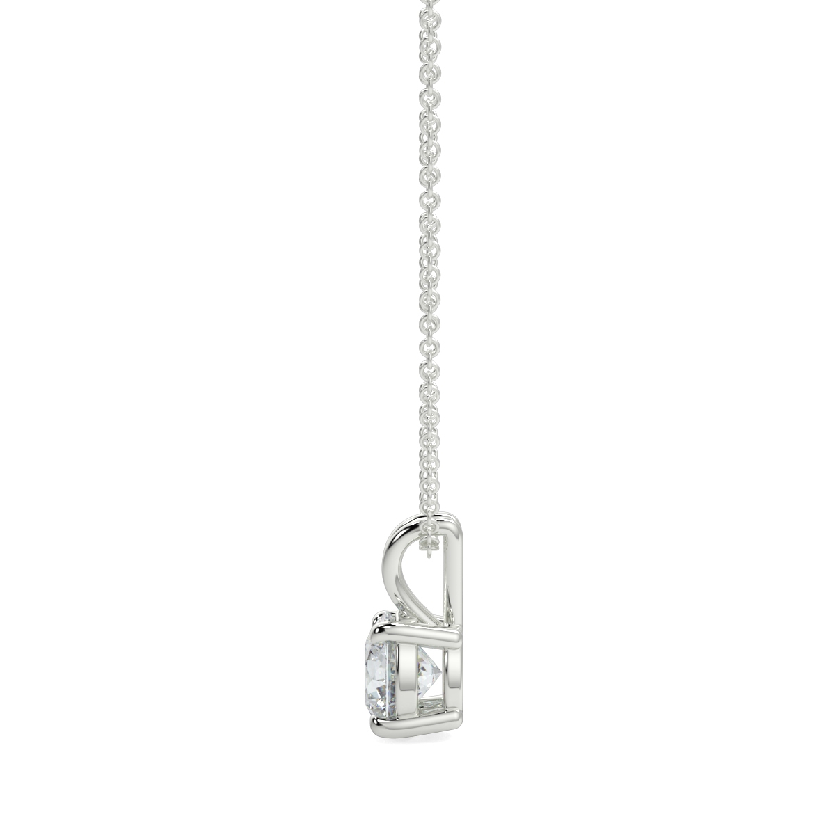 Solitaire Diamond Pendant