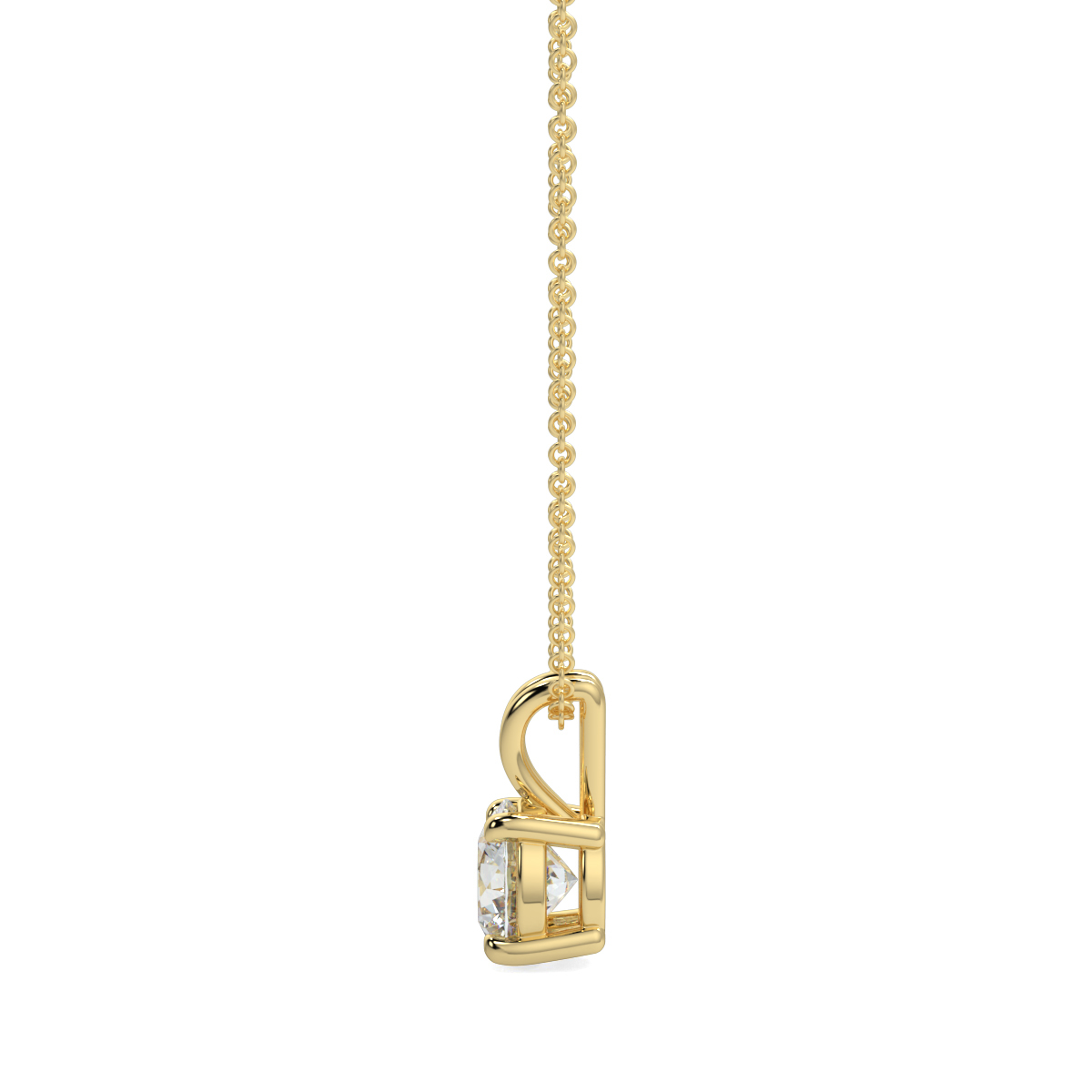 Solitaire Diamond Pendant