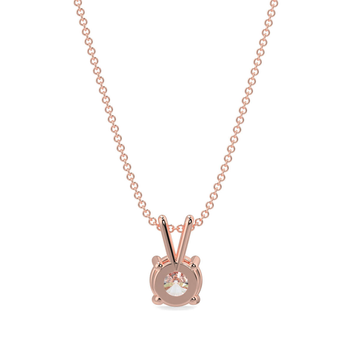 Solitaire Diamond Pendant
