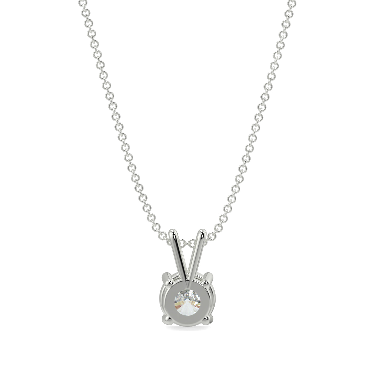 Solitaire Diamond Pendant