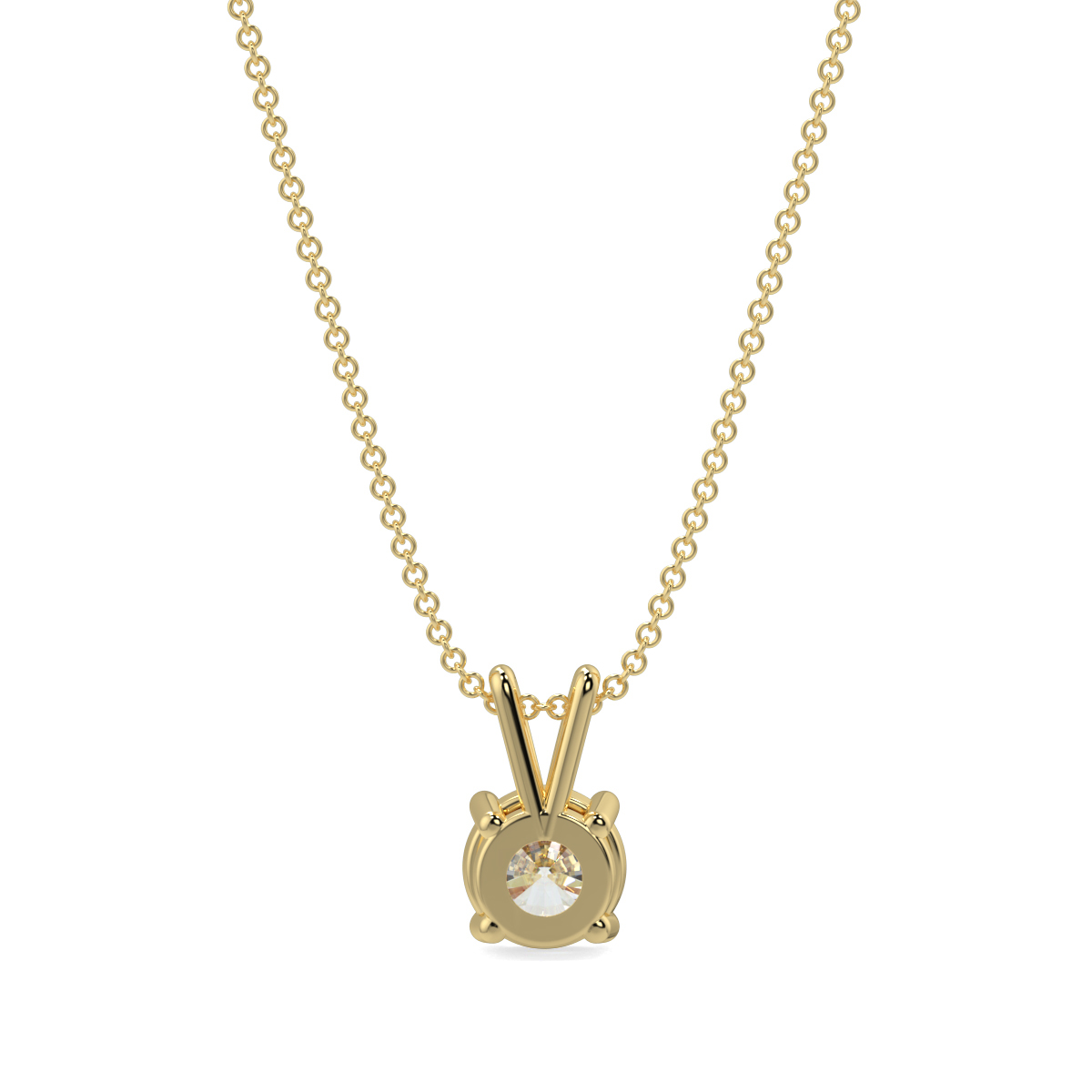Solitaire Diamond Pendant