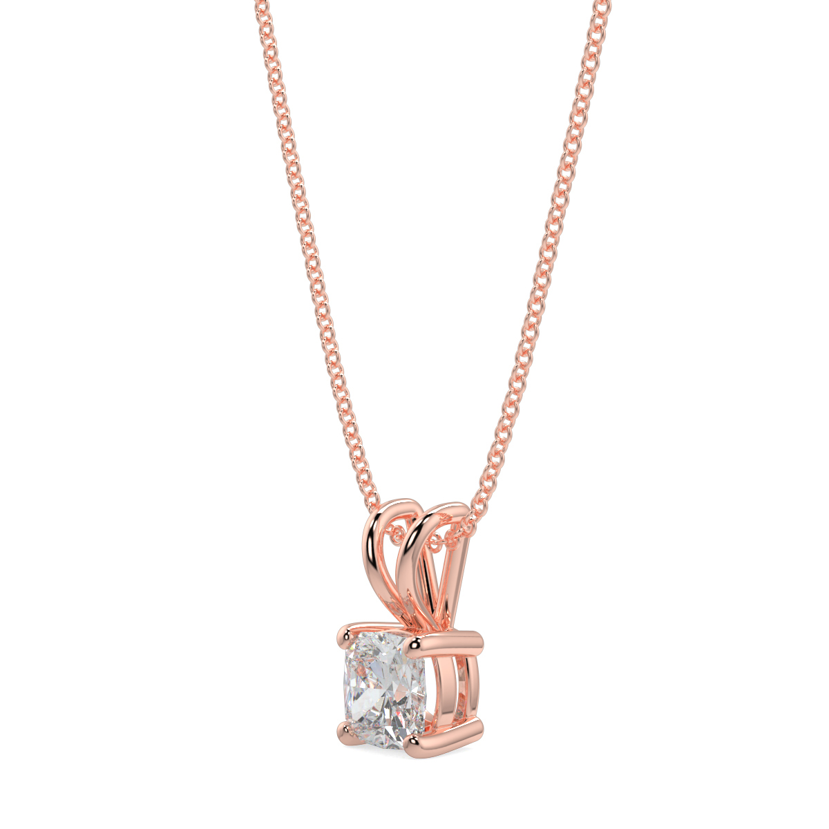 Solitaire Diamond Pendant