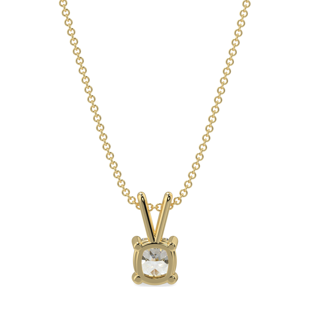 Solitaire Diamond Pendant