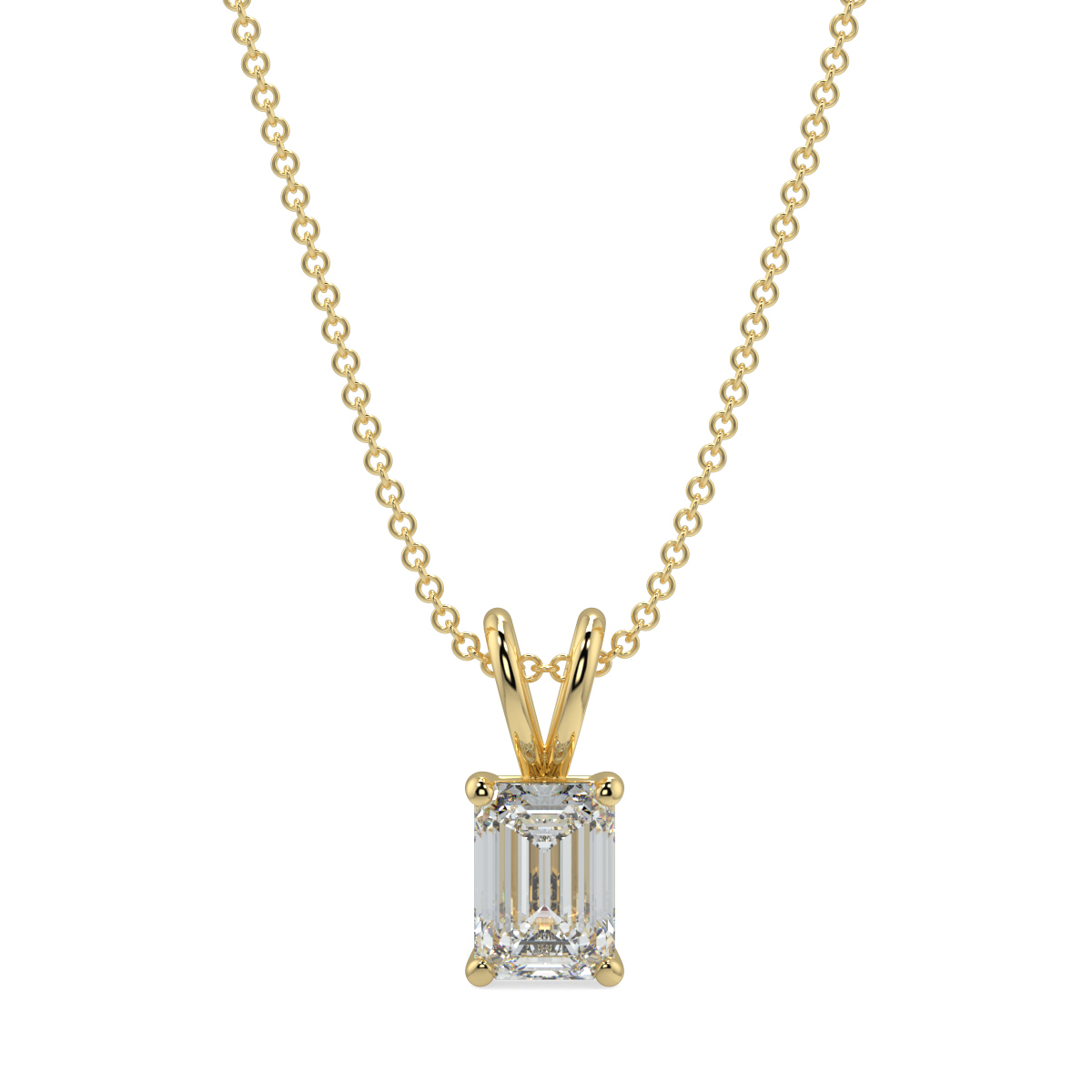 Solitaire Diamond Pendant