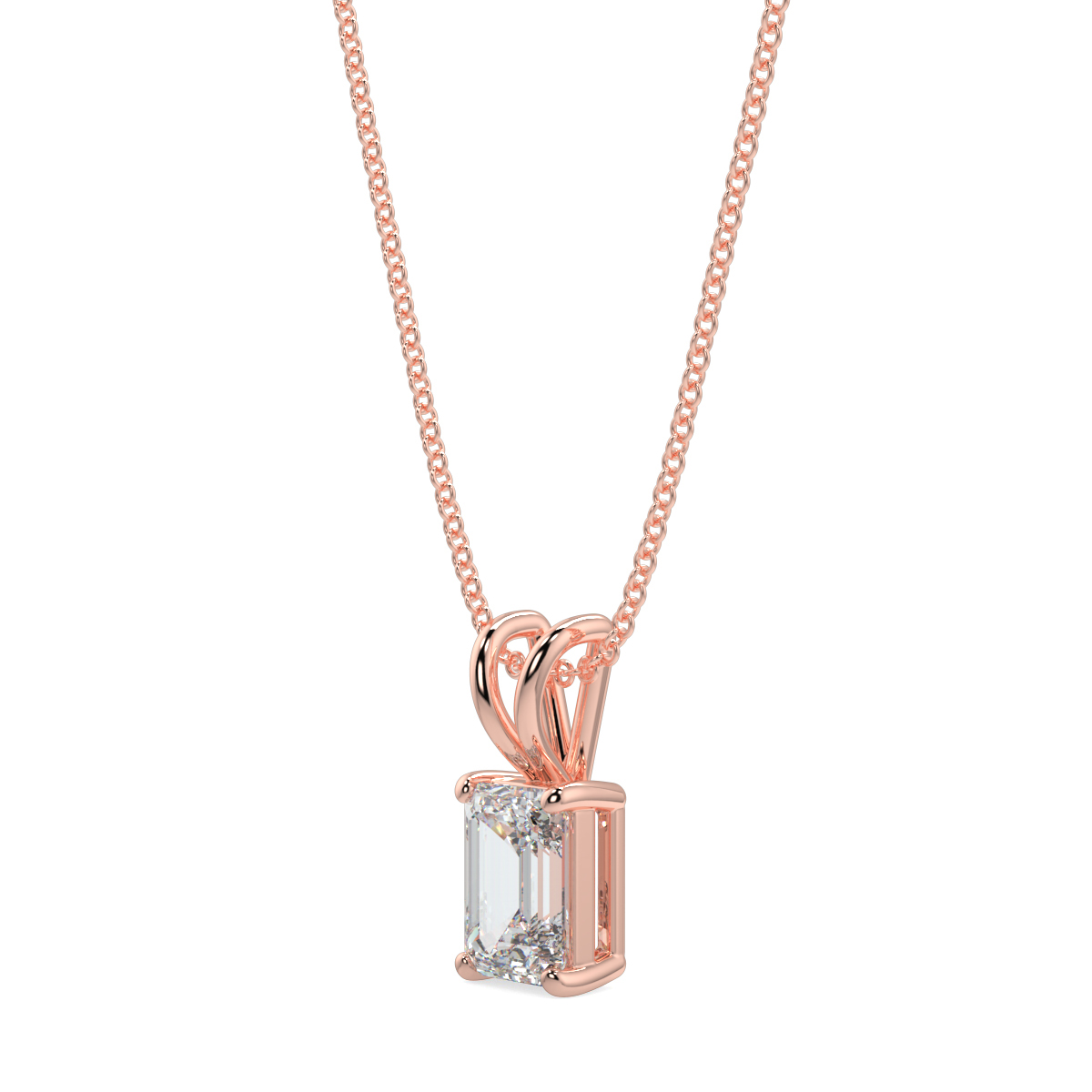 Solitaire Diamond Pendant
