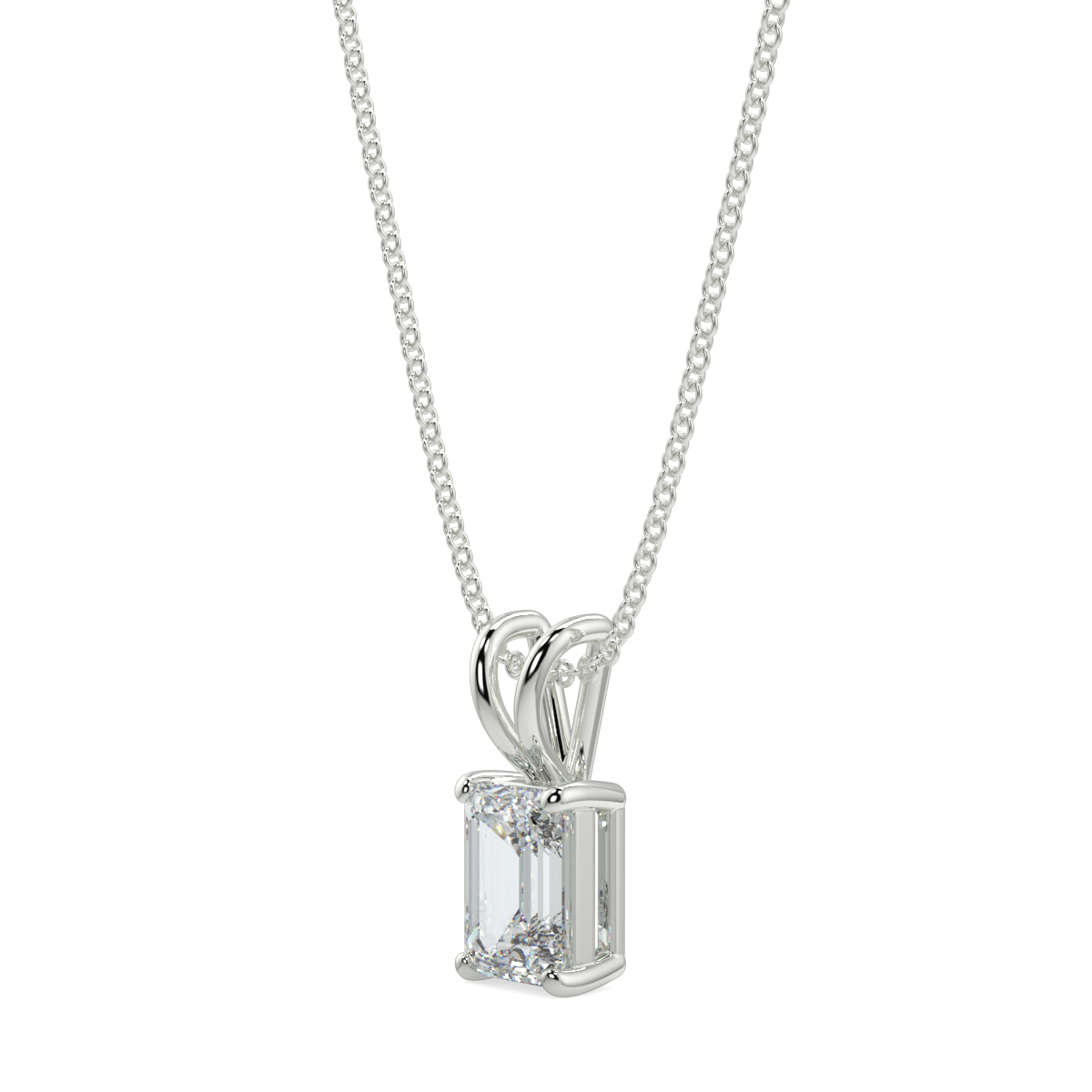 Solitaire Diamond Pendant