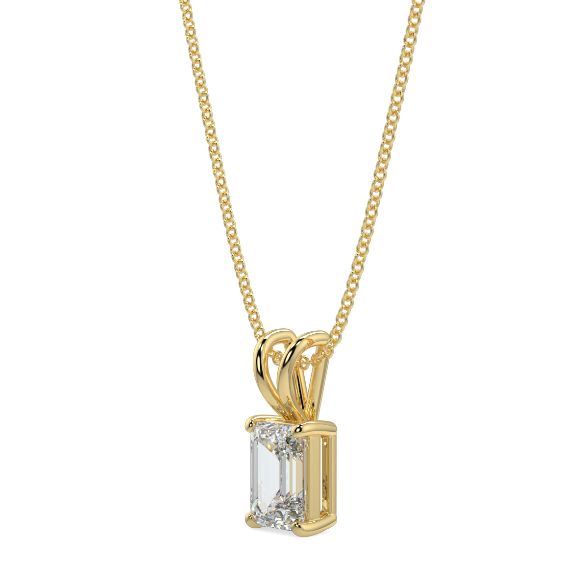 Solitaire Diamond Pendant